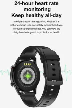 2020 Hot Predaj SmartWatch Mužov EKG Tepla Sadzby I68 nepremokavé Bluetooth Hovor 360 HD Spánku Monitor Smart Hodinky pre Apple IOS a Android