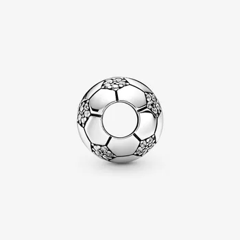 2020 Jar Nové 925 Sterling Silver Korálky Šumivé Futbal Charms fit Pôvodné Pandora Náramky Ženy DIY Šperky