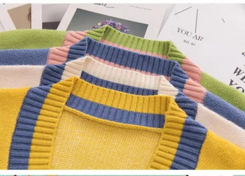 2020 jeseň nový štýl dlhým rukávom dámske kórejský voľné cardigan hrubé zadarmo-veľkosť dámske zimné dlhý sveter