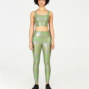 2020 jogy nastaviť ženy tvarovanie priedušná farbou pearlescent jogy nosiť oblek športové bežecké fitness joga nosenie