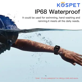 2020 KOSPET GTO Smartwatch Mužov Fitness Sledovanie Tepovej frekvencie, vodotesný Ip68 Bluetooth Smart Hodiny Ženy, Športové Pásmo Pre Deti