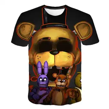 2020 letné detské Oblečenie Päť Nocí V Freddy 's T-Shirts 5 Freddy' s Topy Tee 3-15 Y Deti, T Košele Chlapčenské Odevy