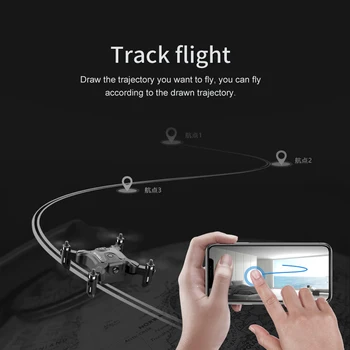 2020 malé skladacie gravity sensor UAV WiFi 4K Mini Letecké Fotografie inteligentné diaľkové ovládanie UAV kontroly Quadrotor uav drone Hračky
