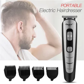 2020 Nabíjateľná hair clipper holič účes fréza na trávu rezací stroj Britva zastrihávač nožnice zastrihávač brady pre mužov 50