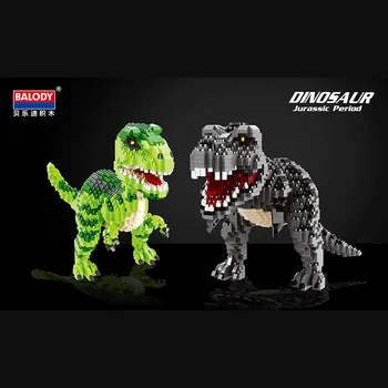 2020 nové Balody Mini Bloky Cartoon Budovy Hračka Dinosaur Model brinquedos Plastové Tehly Deti hračky pre deti Vianočný Darček
