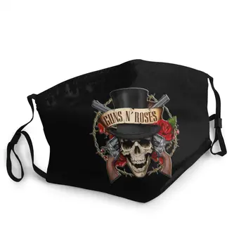 2020 Nové Guns N Roses Pm2.5 Filter Prachu Úst Maska Hip Hop Ženy/muži Filter Úst Pena Maska Zbrane Lomka Dámske/pánske Maska