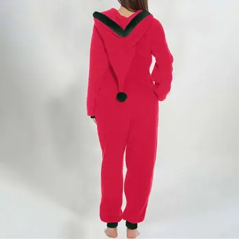 2020 Nové Pyžamo Nightgown dámske Zimné Sleepwear Dlhé Rukávy Plus Plyšové Hrubé Plyšové Jumpsuit Kapucňou oblečenie pre voľný čas Pyžamo Rúcha