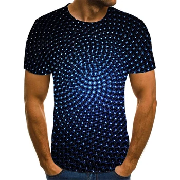 2020 nové pánske oslňujúca 3D T-shirt, 3D pánske letné vytlačené T-shirt, športová T-shirt xs-6xl