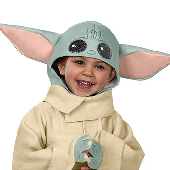 2020 Nový Star Wars 9 Baby Yoda cosplay kostým Pre Deti Yoda Grugo Anime Kabát pre chlapčeka Cosplay Darček pre Deti