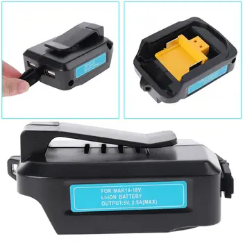 2020 Nový USB Napájací Adaptér nabíjačky Converter Pre MAKITA ADP05 14-18V Li-ion Batérie Nové
