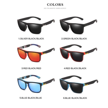 2020 Námestie Polarizované slnečné Okuliare Zrkadlo Ultralight Okuliare, Rám, Športové Slnečné Okuliare Muž UV400 Ovládač Odtiene Povlak Oculos