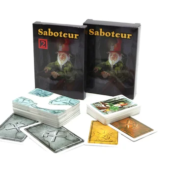 2020 saboteur 1 alebo saboteur 2 rozšírenie, 2-12 hráčov na spoločenské aktivity karty hry doskové hry