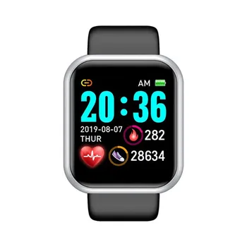 2020 Y68 Bluetooth Smart Hodinky Muži Ženy Fitness Tracker Náramok Krvného Tlaku, Tepovej Frekvencie Nepremokavé D20 Hodinky