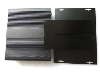 204*48*120/150/160/200/280mm DIY elektronický merač hliníkové puzdro hliníkové šasi montáž na stenu box skrinka