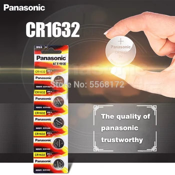 20PC Panasonic Originálne CR1632 gombíkovú Batériu Pre Sledovať Auto Diaľkové Tlačidlo cr 1632 ECR1632 GPCR1632 3v Lítiové Batérie