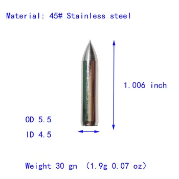 20pcs Lukostreľba Broadhead Cieľové Pole Tipy Kuše hrot šípu Fit ID 4 mm/4.5 mm/5 mm/6 mm/7mm Šípku Hriadeľ kordom Príslušenstvo
