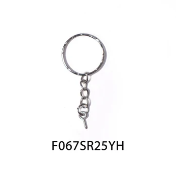 20pcs/veľa Skrutky, Závitové Oko Kolíky Keychain Split Krúžok kľúčenky Keyrings DIY Retro Móda Keychains Príslušenstvo
