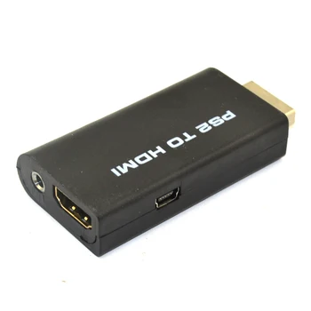 20sets Mužov a Žien pre PS2 Displeja kompatibilný s HDMI Audio Video Converter Previesť Adaptér pre PS2 s Retail box