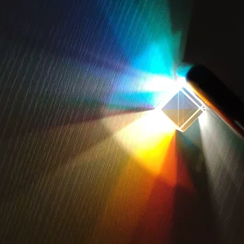 23*23*23 mm/0.9*0.9*0.9 vo Farbe Prism Šiestich Stranách 23 mm KOCKA Kocka Svetlo Kreatívny Darček Rainbow Foto Koncept