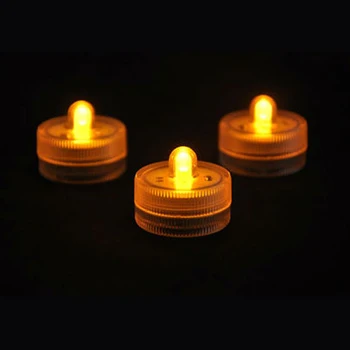24pcs/veľa Ponorné Svadobné LED Floralytes Čajové sviečky Svetlá