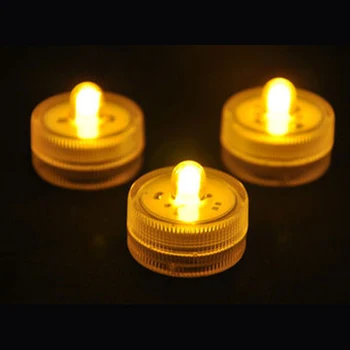24pcs/veľa Ponorné Svadobné LED Floralytes Čajové sviečky Svetlá