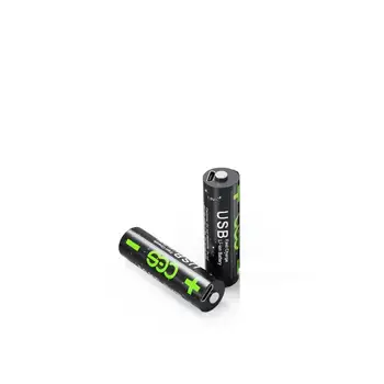 2ks USB AA 1,5 v lítiové li-ion 2775mwh batérie nabíjateľné batérie