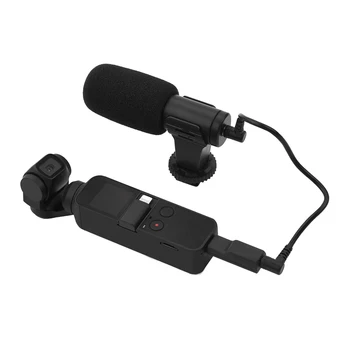 3,5 mm Mikrofón Mic pre DJI OSMO Vrecko/Pocket 2 Audio Adaptér Konektora Telefónu Mount Držiak Stolový Statív pre Vlogging Live