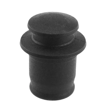 3 Kusy Čierne Automobilového Vozidla zapaĺovač Plug Protiprachový Kryt Čiapky Aplikované na 2,1 cm, 2,2 cm Diery