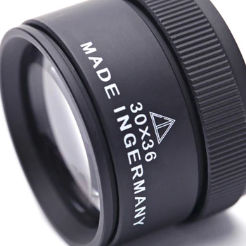 30X 36 mm HD lupu Mini Pocket zväčšovacie sklo Prenosné Optické Sklo Objektívu Loupe zväčšovacie sklo na Mince Pečiatky Šperky Loupe