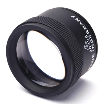 30X 36 mm HD lupu Mini Pocket zväčšovacie sklo Prenosné Optické Sklo Objektívu Loupe zväčšovacie sklo na Mince Pečiatky Šperky Loupe