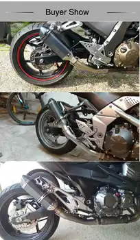 36-51mm Univerzálne Motocyklové Výfukových Úpravu Výfukových Šál Db Vrah pre Honda, Kawasaki Yamaha Suzuki ATV Dirt Jamy