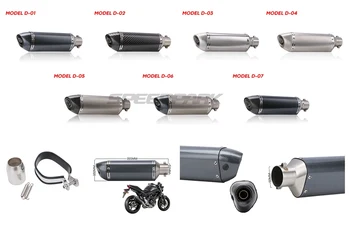 36-51mm Univerzálne Motocyklové Výfukových Úpravu Výfukových Šál Db Vrah pre Honda, Kawasaki Yamaha Suzuki ATV Dirt Jamy