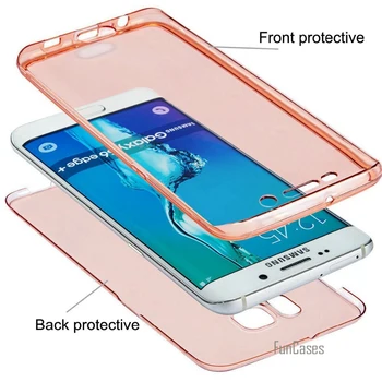 360 Kremíka Mäkké Prípadoch Pre Samsung Galaxy A50S A30S A50 Prípade A70 A70S Kryt A20E A10E Prípade TPU Kryt Huawei P Smart Plus 2019