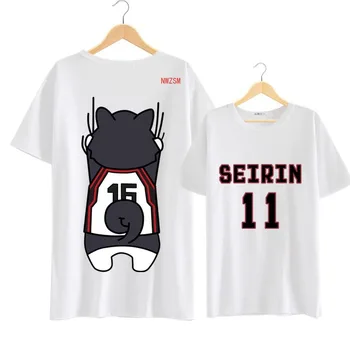 3Colors Kuroko je kros Seirin 11 Kuroko Tetsuya T-shirt Cosplay Kostým Kuroko No Basuke Krátke Sleeve Tee Tričko Bavlna
