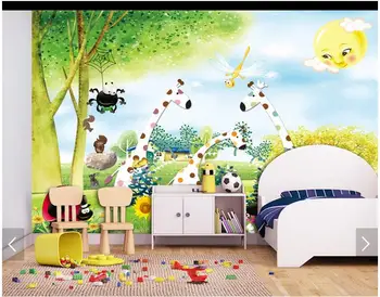 3d tapety vlastné 3d nástenné maľby, tapety detskej izby nástenná maľba 3D TV pozadí steny 3d obývacia izba foto tapety
