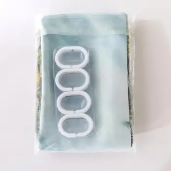 3D Umývateľný Kúpeľni Sprchový Záves Polyester Textílie Vaňa Závesy, Dekoratívne Pre Domáce Lesa Rieka Krajiny Tlačí Obrazovke