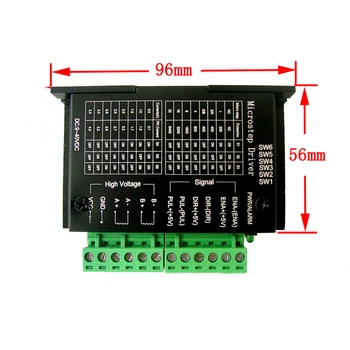 3KS TB6600 42/57/86 stepper motor ovládač 32 segmenty inovovaná verzia 4.0 42VDC pre diy cnc 3020 3040 3060 6040 router