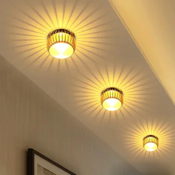 3W LED Vstup svetla led koridoru uličkou svetlo LED Downlight LED Stropné svietidlo Domov Obývacia Izba žiarovky AC85~265V