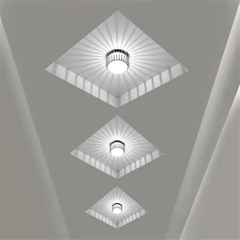 3W LED Vstup svetla led koridoru uličkou svetlo LED Downlight LED Stropné svietidlo Domov Obývacia Izba žiarovky AC85~265V