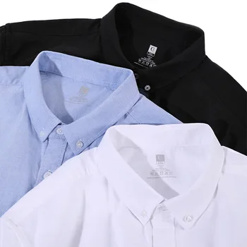 3XL 4XL 5XL 6XL 7XL veľké veľkosť pánske príležitostné voľné dlho puzdre tričko 2020 jeseň značka vysokej kvality, bavlna oxford tričko
