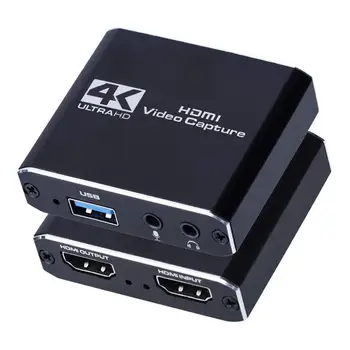 4K HDMI-USB2.0 Digitalizačné Karty Hra Live Streaming Nahrávanie Box, Adaptér