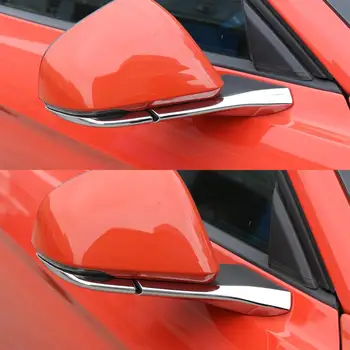 4pcs ABS Uhlíka Spätné Zrkadlo Krytom Výbava, Auto Nálepky, Dekorácie Pre Ford Mustang pre-2018 Auto Príslušenstvo