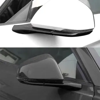 4pcs ABS Uhlíka Spätné Zrkadlo Krytom Výbava, Auto Nálepky, Dekorácie Pre Ford Mustang pre-2018 Auto Príslušenstvo