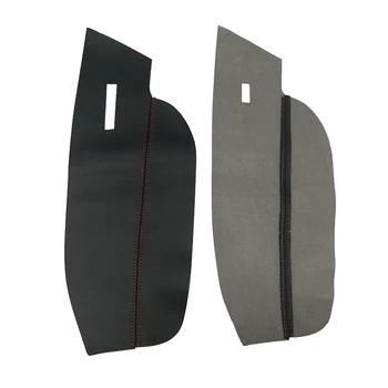 4pcs/set black mikrovlákna kožené dvere auta kryt lakťovej opierky dverí panel kryt výbava príslušenstvo na Golf 6 MK6 2010 2011 2012 2013