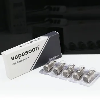 5 ks VapeSoon Pôvodné Rozprašovač Core ES Cievka hlava pre Melo 2 3 mini nano ijust 2 S jedným iStick Pico auta Náhradné Cievky hlavu