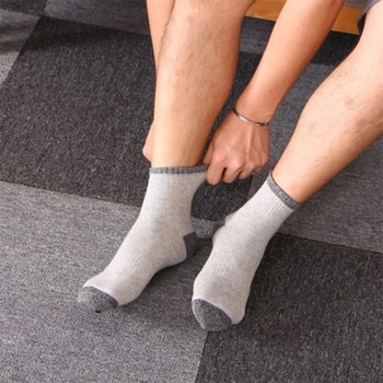 5 Párov/Veľa Vysoko Kvalitné pánske Športové Ponožky Bavlna Bežné Priedušná Posádky Ponožky Pre Mužov Meias 2020 Nové Príležitostné Priedušná Aktívne