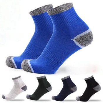 5 Párov/Veľa Vysoko Kvalitné pánske Športové Ponožky Bavlna Bežné Priedušná Posádky Ponožky Pre Mužov Meias 2020 Nové Príležitostné Priedušná Aktívne