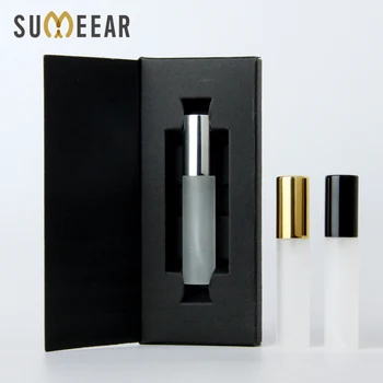 50 ks/10 ml veľa mráz galss parfum fľašu spreji s black a white box parfum rozprašovač balík
