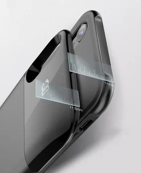5000/5500mAh Samostatné Bezdrôtové Nabíjanie Batérie puzdro pre iPhone X XS MAX XR Nabitia Batérie Kryt Digitálny Displej Batéria Prípade