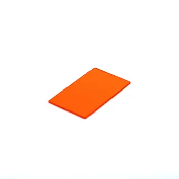 550nm dlho prejsť veľkosť 17.4x22.2x3mm obdĺžnik orange farebný filter sklenený CB550